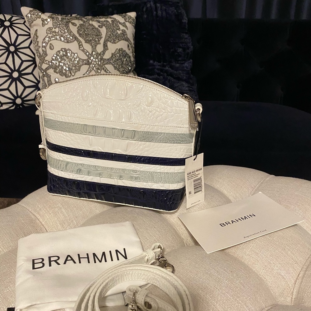 ✨SOLD✨SALE✨BRAHMIN NWT! RARE MELBOURNE LEATHER BAG - Picture 5 of 14